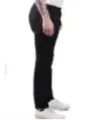 "Dondup Hosen im Sale | Dondup Herren Pantaloni - Schwarze Baumwollhose für Frühling/Sommer mit Reißverschluss & Knopfverschluss, Modell V_28265 online kaufen"|Planet-Deluxe