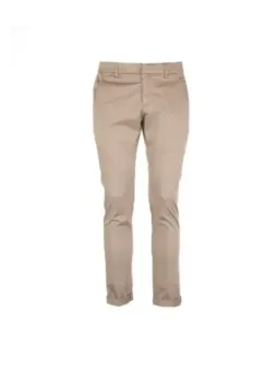 Dondup Herren Pantaloni - Beige Baumwollhose für Frühling/Sommer