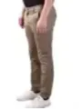 "Dondup Hosen im Sale | Dondup Herren Pantaloni - Beige Frühlings-/Sommerhose aus 100% Baumwolle mit Reißverschluss und Knopf online kaufen"|Planet-Deluxe
