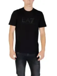 "Ea7 T-Shirts im Sale | EA7 Herren TShirt HerbstWinter Schwarz mit Druck online kaufen"|Planet-Deluxe