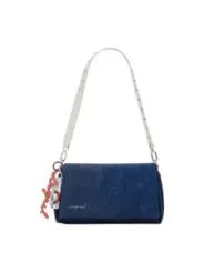 "Desigual Einzelstücke & Seltenheiten im Sale | Desigual Damen Blumenhandtasche Blau Herbst/Winter online kaufen"|Planet-Deluxe