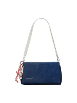 Desigual Damen Blumenhandtasche Blau - Einzigartig & Exklusiv