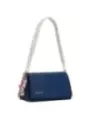 "Desigual Einzelstücke & Seltenheiten im Sale | Desigual Damen Blumenhandtasche Blau Herbst/Winter online kaufen"|Planet-Deluxe