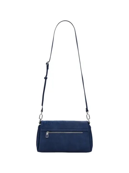 "Desigual Einzelstücke & Seltenheiten im Sale | Desigual Damen Blumenhandtasche Blau Herbst/Winter online kaufen"|Planet-Deluxe