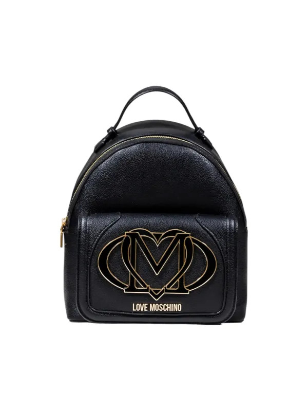 "Love Moschino Einzelstücke & Seltenheiten im Sale | Love Moschino Herbst-Winter Rucksack Schwarz online kaufen"|Planet-Deluxe