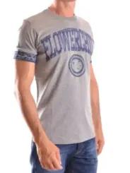 "Diesel T-Shirts im Sale | Diesel Herren TShirt Grau mit Print für FrühlingSommer online kaufen"|Planet-Deluxe
