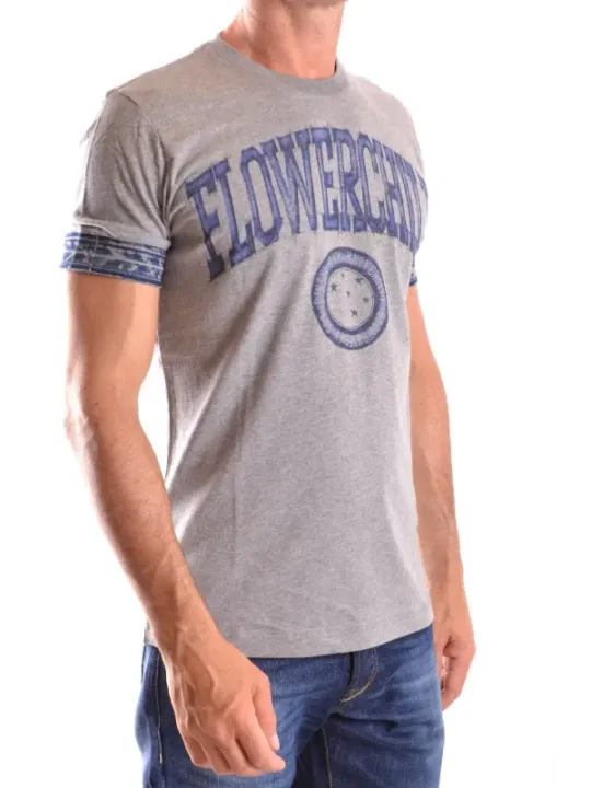 "Diesel T-Shirts im Sale | Diesel Herren TShirt Grau mit Print für FrühlingSommer online kaufen"|Planet-Deluxe