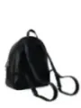 Schwarzer Lederrucksack moderner Stil