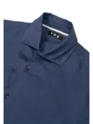 "Yos Hemden im Sale | Yos Herren Frühlingssommerhemd Blau Baumwolle Leinen online kaufen"|Planet-Deluxe