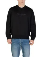 "Armani Exchange Sweatshirts im Sale | Armani Exchange Herren Fleece Schwarz Druck Langarm online kaufen"|Planet-Deluxe