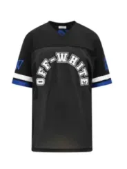"Off-White T-Shirts im Sale | Offwhite Herren VNeck TShirt HerbstWinter Schwarz Druck online kaufen"|Planet-Deluxe