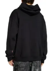 "Diesel Sweatshirts im Sale | Diesel Herren Fleece Hoodie Schwarz mit Druck für Herbst/Winter online kaufen"|Planet-Deluxe