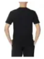 Schwarzes Fila T-Shirt Rückansicht