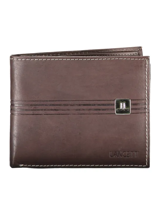 "LANCETTI Brieftaschen im Sale | Lancetti Geldbörse mit 2 Fächern und Münzfach Braun online kaufen"|Planet-Deluxe