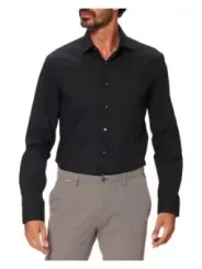 Schwarzes Calvin Klein Hemd langärmelig