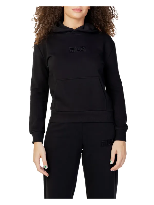 Schwarzes Fila Hoodie Jogging Set Schwarzes Fila Hoodie Jogging Set