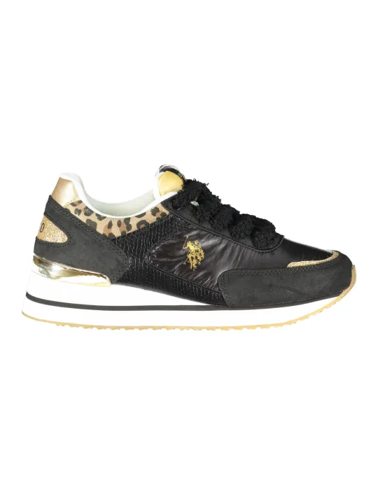 "U.S. POLO   BEST PRICE Sneakers im Sale | US POLO BESTER PREIS SCHWARZE DAMEN-SPORTSCHUHE online kaufen"|Planet-Deluxe