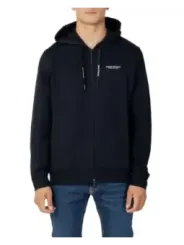 Schwarzer Armani Exchange Zip-Hoodie für Herren