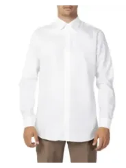 Weißes Hemd mit Button-Down-Kragen