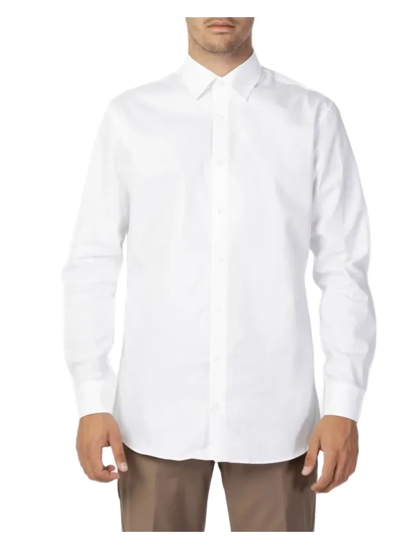 Weißes Hemd mit Button-Down-Kragen Weißes Hemd mit Button-Down-Kragen