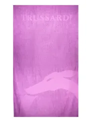 "Trussardi Badeanzüge & Bikinis im Sale | Trussardi Jeans Damen-Strandtuch Lila - Luxuriöses Strandtuch mit Stickerei-Logo, 88x190 cm online kaufen"|Planet-Deluxe