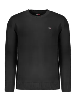 Bio Baumwolle Rundhals Pullover - Tommy Hilfiger Logo