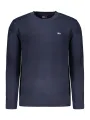 Tommy Hilfiger Herrenpullover Blau - Bio-Baumwolle, Logo