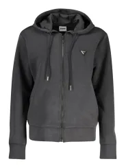 "GUESS JEANS Sweatshirts im Sale | GUESS JEANS DAMEN-SWEATSHIRT MIT ZIP SCHWARZ online kaufen"|Planet-Deluxe