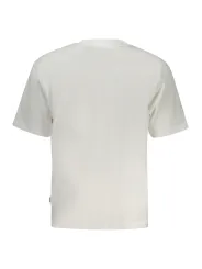 "GUESS JEANS T-Shirts im Sale | GUESS JEANS Herren Kurzarm T-Shirt Weiß – Oversize-Passform, Rundhalsausschnitt, Logo-Stickerei, 50 % Bio-Baumwolle online kaufen"|Planet-Deluxe