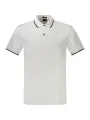 "Boss Poloshirts im Sale | HUGO BOSS Herren Polohemd Kurzarm Weiß – Slim Fit mit Kontrastdetails, Applikation, Stickerei & Logo online kaufen"|Planet-Deluxe