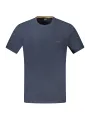"Boss T-Shirts im Sale | HUGO BOSS Herren Kurzarm T-Shirt Blau - Rundhalsausschnitt mit Logo-Print online kaufen"|Planet-Deluxe