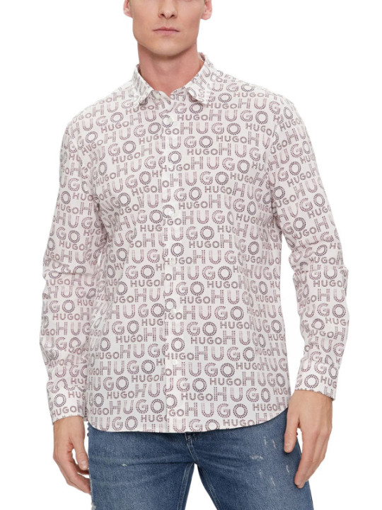 ck Typ günstig Kaufen-Hugo - Hugo Camicia Uomo. Hugo - Hugo Camicia Uomo <![CDATA[Marke: Hugo Art: Mann Typologie: Hemden Jahreszeit: Frühling / Sommer PRODUKTDETAILS • Farbe: weiß • Muster: Druck- • Verschluss: Knöpfe • Ärmel: lang • Kragen: klassisch • Artike