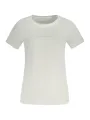 "Calvin Klein T-Shirts im Sale | Calvin Klein Damen Kurzarm-T-Shirt Weiß - Rundhalsausschnitt, Logo-Print, 95% Regenerative Baumwolle online kaufen"|Planet-Deluxe