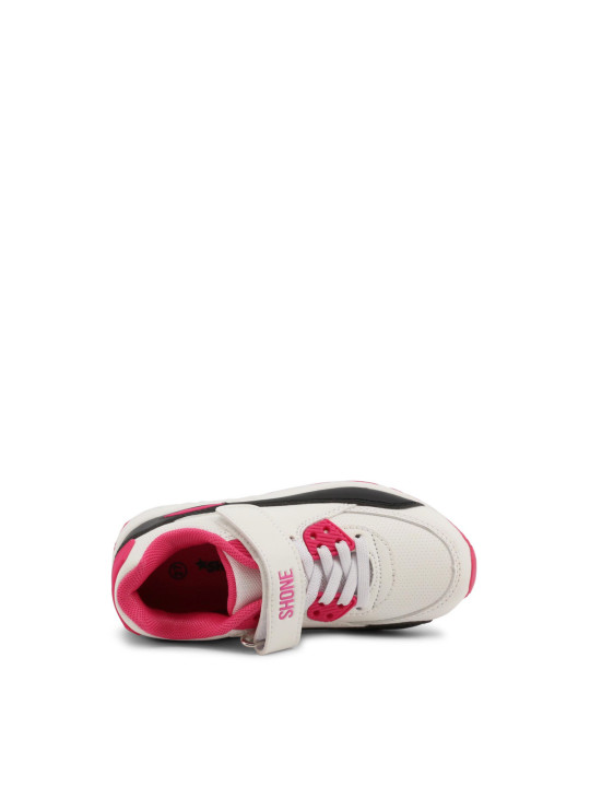 Weiße und pinke Shone Sneakers