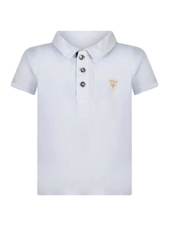 "GUESS JEANS Poloshirts im Sale | GUESS JEANS POLO KURZE ÄRMEL KINDER BLAU online kaufen"|Planet-Deluxe