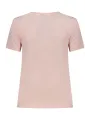 "NORWAY 1963 T-Shirts im Sale | NORWAY 1963 Damen Kurzarm T-Shirt Rosa mit Rundhalsausschnitt und Logo-Stickerei online kaufen"|Planet-Deluxe