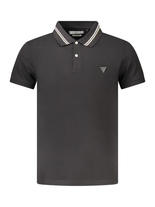 GUESS Jeans Herren Polo Schwarz – Stilvolles Poloshirt