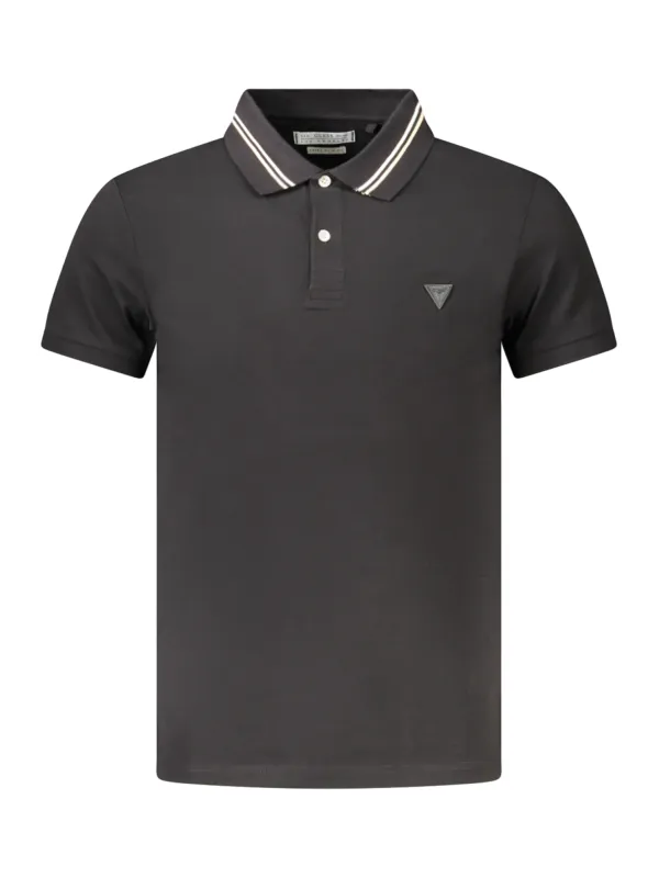 GUESS Jeans Herren Polo Schwarz – Stilvolles Poloshirt