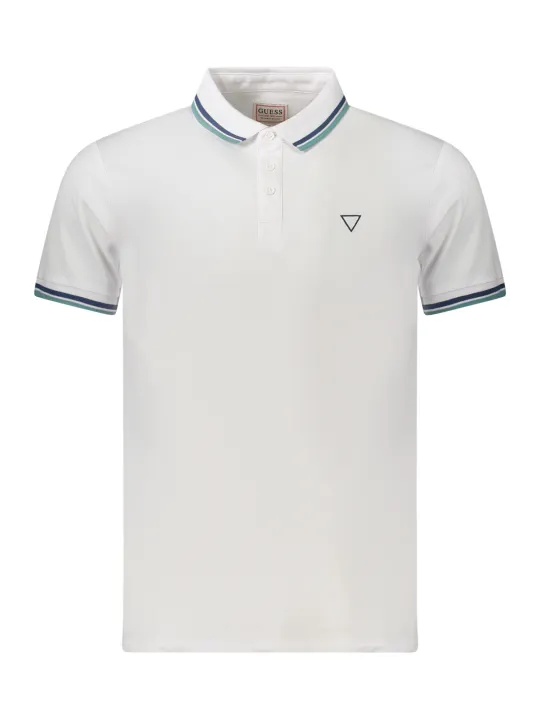 "GUESS JEANS Poloshirts im Sale | GUESS JEANS POLO KURZE ÄRMEL HERREN WEIß online kaufen"|Planet-Deluxe