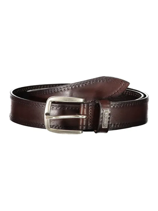 "GUESS JEANS Gürtel im Sale | GUESS JEANS LEDERGÜRTEL HERREN BRAUN online kaufen"|Planet-Deluxe