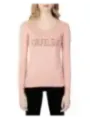 Rosa Guess Strass Langarm