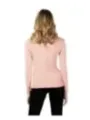 Rosa gerippte Guess Langarm