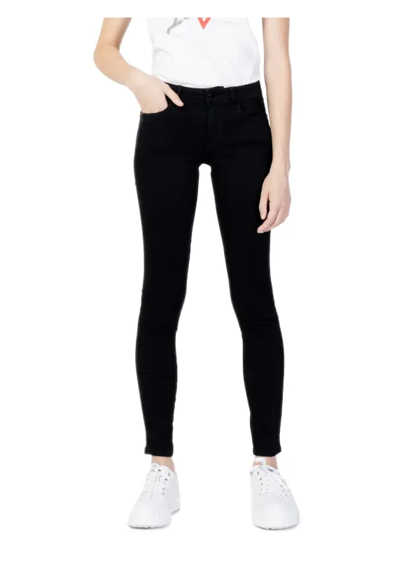 Schwarze High-Waist Jeans Outfit Schwarze High-Waist Jeans Outfit