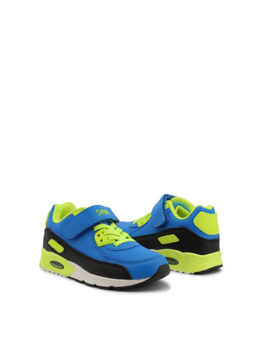 Blaue und gelbe Shone Sneakers