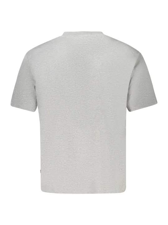 "GUESS JEANS T-Shirts im Sale | GUESS JEANS Damen Kurzarm T-Shirt Grau - Oversize Passform, Rundhalsausschnitt, Logo-Druck, Bio-Baumwolle online kaufen"|Planet-Deluxe