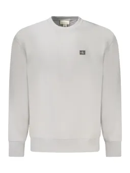 "Calvin Klein Herren-Zip-Up Sweatshirt Grau – Stil & Komfort"