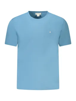 CALVIN KLEIN Herren T-Shirt Blau - Kurzarm, Modern, Bequem