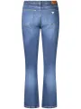 "GUESS JEANS Jeans im Sale | GUESS JEANS Damen Straight Fit Jeans Blau - Mittlere Leibhöhe, 5-Pocket-Design, Knopf- und Reißverschluss, Logo-Detail online kaufen"|Planet-Deluxe