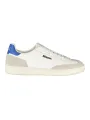 "Blauer Sneakers im Sale | Blauer Herren Sportschuhe Weiß - Schnürschuhe mit Kontrastdetails in Königsblau, Herausnehmbarer Einlegesohle & Logo-Print online kaufen"|Planet-Deluxe