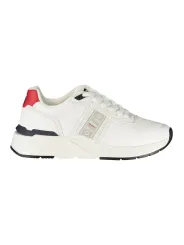 "Blauer Sneakers im Sale | Blauer Herren Sportschuhe Weiß - Schnürschuhe mit Kontrastdetails, Applikationen und Logo online kaufen"|Planet-Deluxe